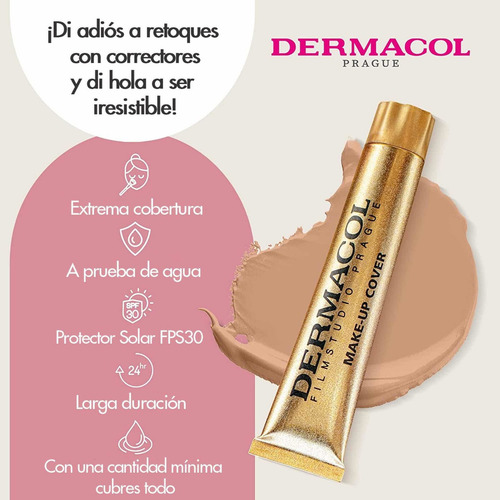 Maquillaje de extrema cobertura Dermacol Make-Up Cover tono 226
