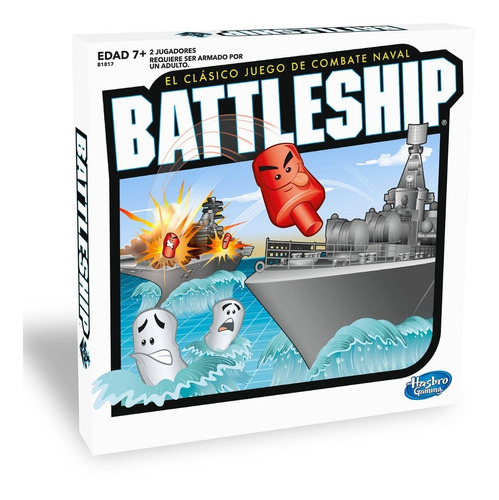 Juego De Mesa Battleship Hasbro Combate Naval Niños Y Adulto