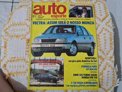Revista Auto Esporte 297 Fevereiro 1990 Santana Honda R538