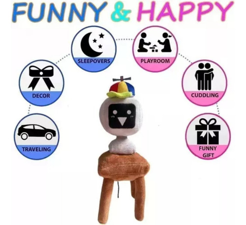 H Mr. Fun Computer Sprunki Monster Horror Game Peluche, 1
