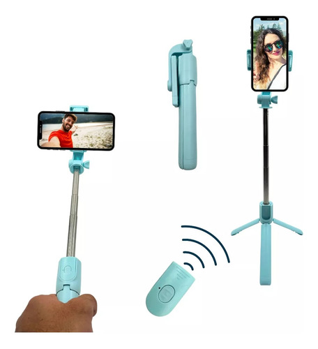 Tripode Para Celular Selfie Bluetooth Con Control