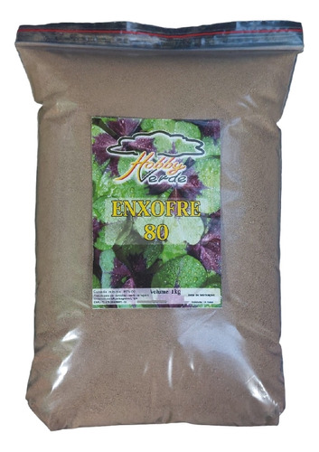 Enxofre Agrícola Prevenir Doença Flor Frutífera Lavoura 1kg