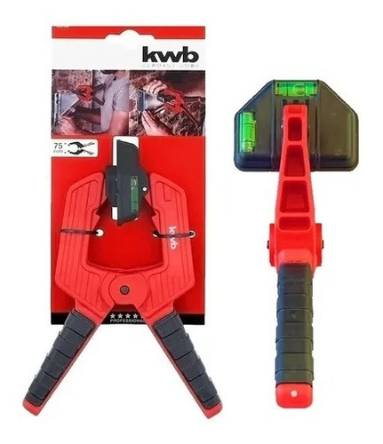 Prensa Mano Kwb Clamp 8 Pulgadas Mordaza Con Nivel Abre 75mm