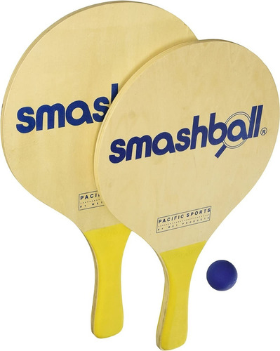 Raqueta De Playa Smashball De Madera