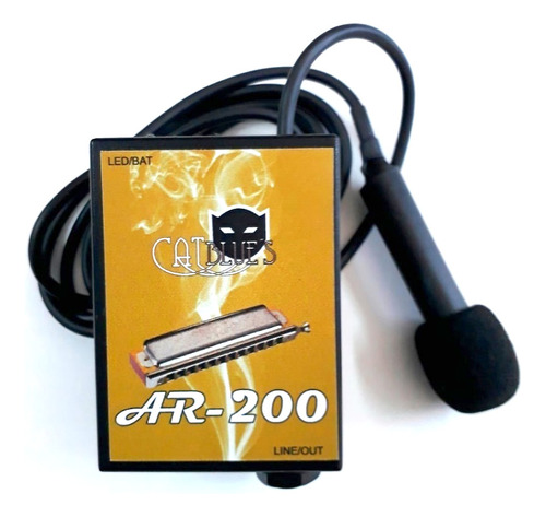 Microfono P/ Armonica Cat Blues Ar-200 Prm