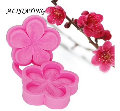 Molde Silicón Flores Fondant/ Nervador Flor De Cerezo