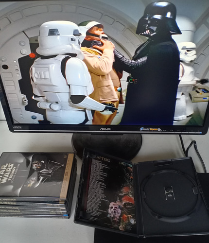 Colleccion De Dvds Star Wars 1 Ala 6 Originales En Español (Usado)