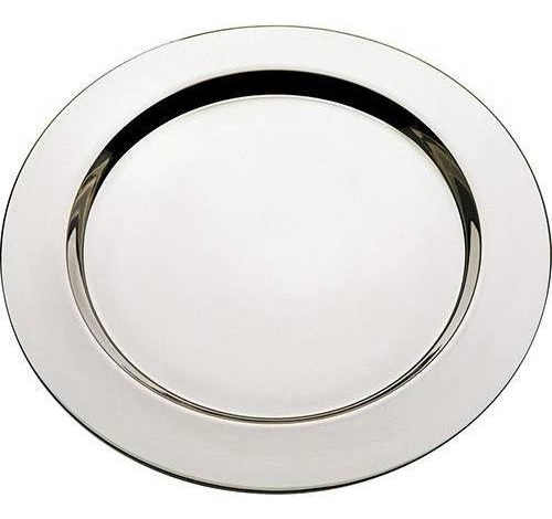 Sousplat de acero inoxidable 33 cm