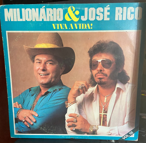 Lp Milionário E José Rico - Viva A Vida - Vol 18