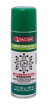 Limpia Contactos Eléctrico- Electrónicos 250ml Tacsa Industr