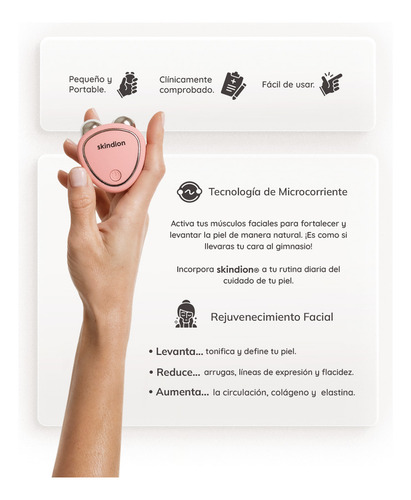 Skindion Rejuvenecimiento Facial Sk-dm-101 Rosa 50g Rosa