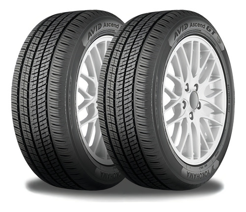 Duo De Llantas 205/55r16 Yokohama Ascend Gt Índice De Velocidad H