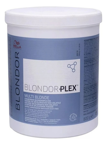 Wella Professionals Decolorante Blondor Plex 800g 9 Niveles