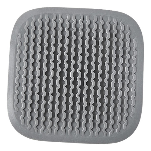6 Tapete De Drenaje De Silicona, Cubierta De Estilo De Gris
