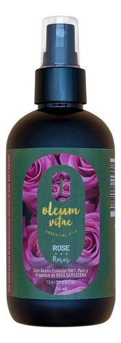 Tonico Facial Oleum Vitae C/ Aceite Esencial Rosa Damascena Momento de aplicación Día/Noche Tipo de piel Todo tipo de piel