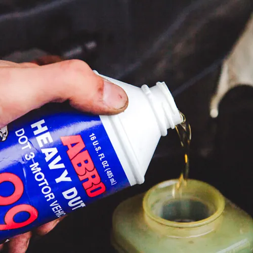 Liquido De Frenos Heavy Duty Dot 3 Marca Abro- 485 Ml