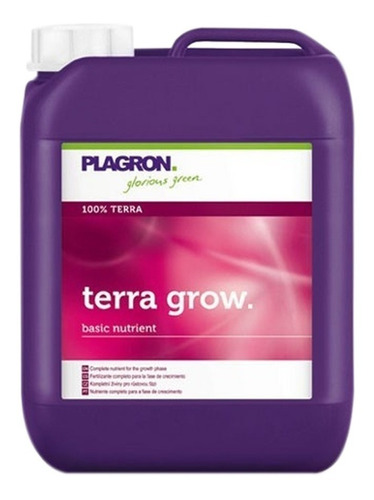 Terra Grow 5l Plagron Fertilizante Estimulador Crecimiento 