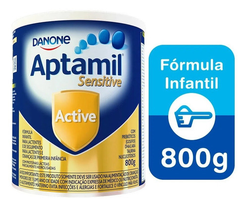 Fórmula Infantil Aptamil Sensitive Active 800g Danone