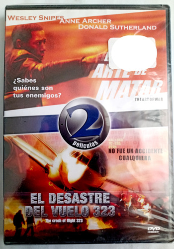 El Arte De Matar + El Desastre Del Vuelo 323 Dvd Nvo