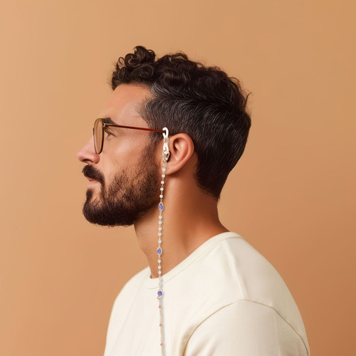 Gafas Decorativas Con Cadena, Gafas De Sol Con Cadena