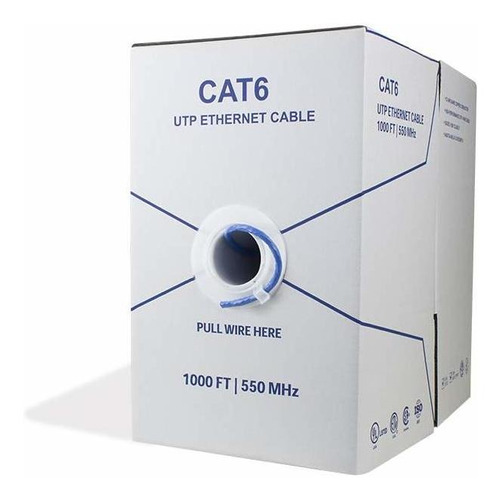 Bv-tech Cat6 Riser (cmr), 1000ft, 23awg 4 Pair Solid Bare Co