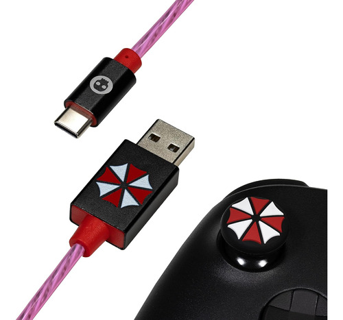 Numskull Resident Evil - Cable Usb Tipo C Y Empuñaduras