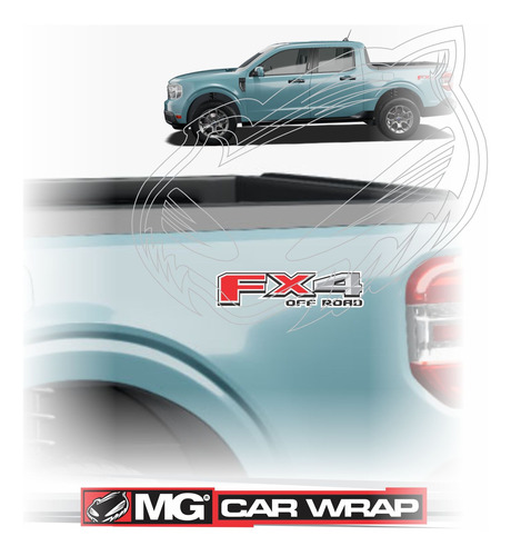 Calco Ford Maverick Fx4 Off Road Juego 4x4
