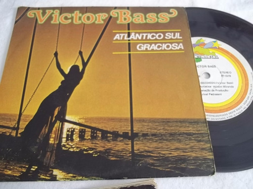 Vinil Compacto Ep - Victor Bass - Atlantico Sul - Rock Pop