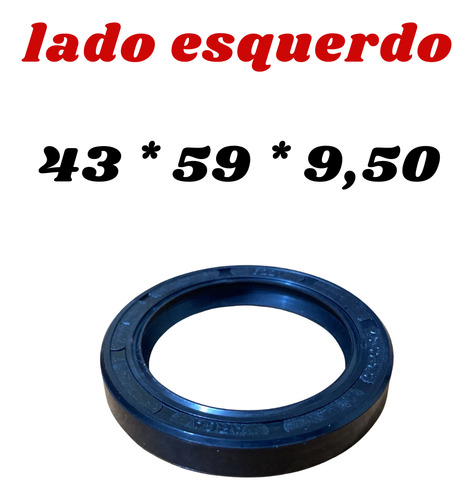 Retentor Lateral Da Coroa Esquerdo Para Ducato 2003 A 2017