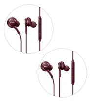 Comprar      2x Audifonos Manos Libres Para Samsung Galaxy Akg Rojo