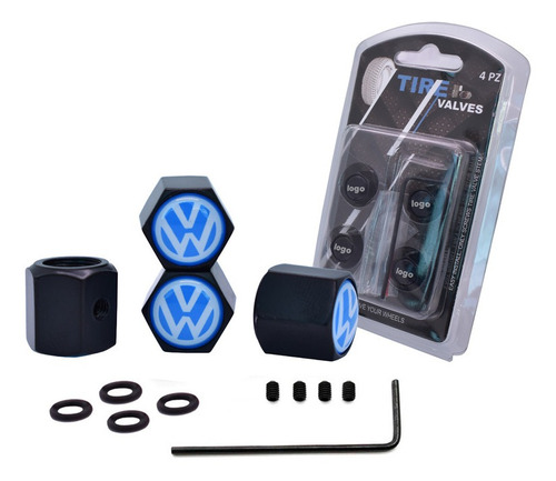 Tapones Seguridad Valvula Llanta Aire Volkswagen Crossfox