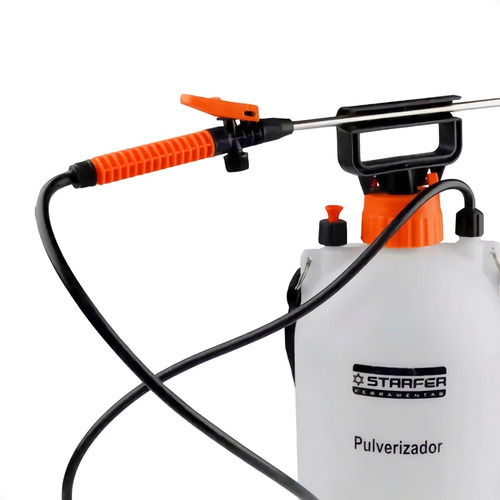 Pulverizador Veneno Bomba Compressão 5l Starfer Lateral Cor Branco