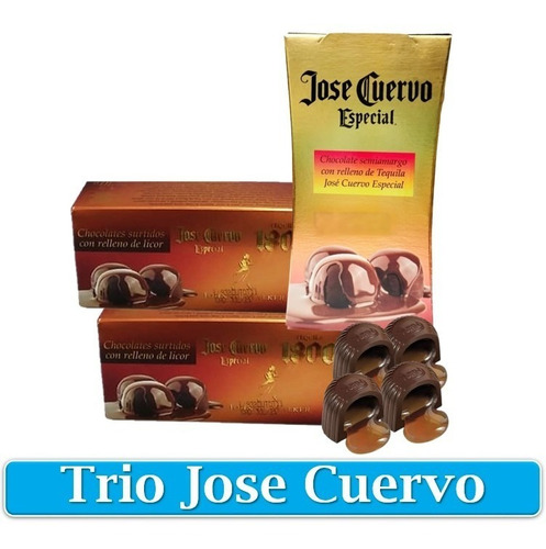 Combo Regalo Chocolates Con Licor Turin Trio