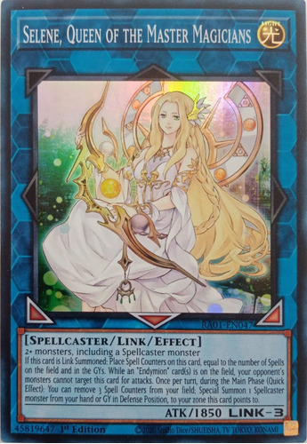 Yu-gi-oh! Tcg Selene Queen Of The M Ra01-en047 1st Edi Super