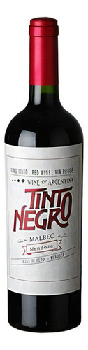 Vinho Argentino Tinto Negro Malbec 750ml
