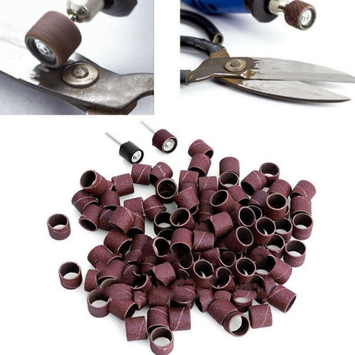 Pack 10 Cintas De Lija 1/2 Grano 240 + 1 Vástago Dremel, Etc
