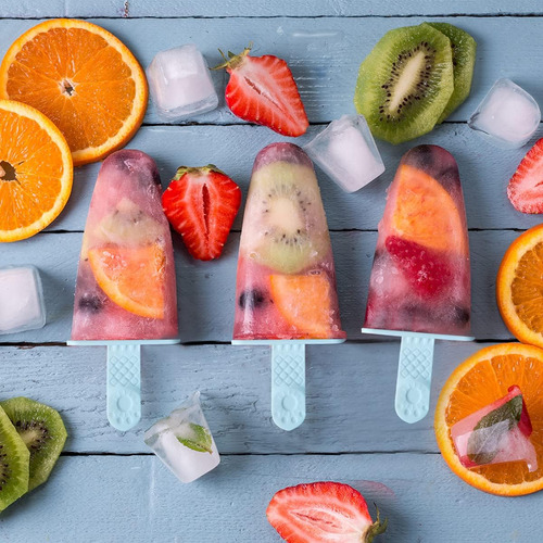 Moldes Para Paletas 10 Piezas De Silicona Para Hacer Paletas
