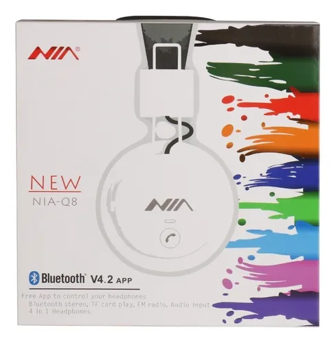 Auricular Vincha Inalámbrico Bluetooth Fm Mp3 Micro Sd Color Negro