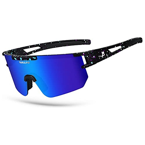 Lentes Deportivos Polarizado De Ciclismo Color Azul