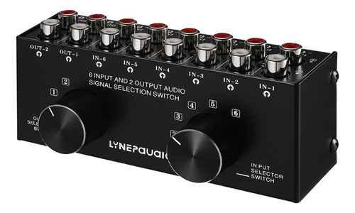 Conmutador De Audio Lynepauaio Box Inputs Con Distribuidor