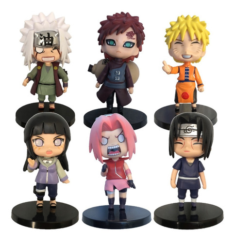 Naruto Figuras Gashapones Set X 6 Ty-504