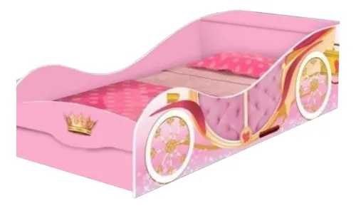 comprar Cama Auto Para Niñas 1 Plaza Infantil Diseño Moderno Babi