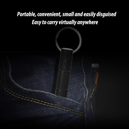 // Alumínio Self Defense Segurança Kubotan Keyring Keyc
