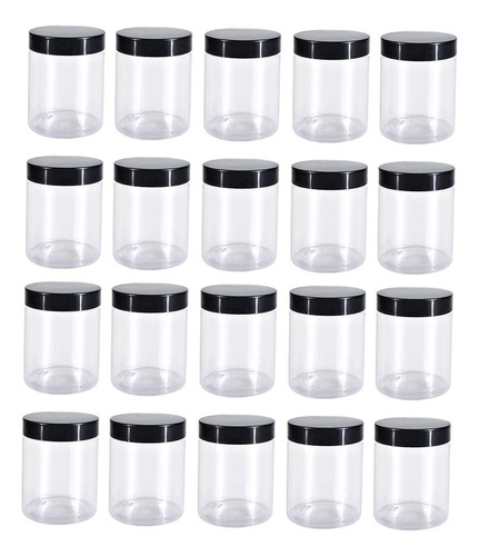 . Tarro Pet Vacío Con Tapa, Recipiente 20 Piezas 500ml