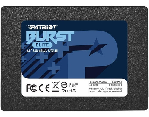 Disco Sólido 480gb Ssd Patriot Burst Elite 2.5