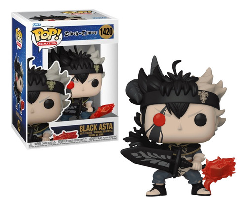 Black Asta Funko Pop 1420 / Black Clover / Original Nuevo