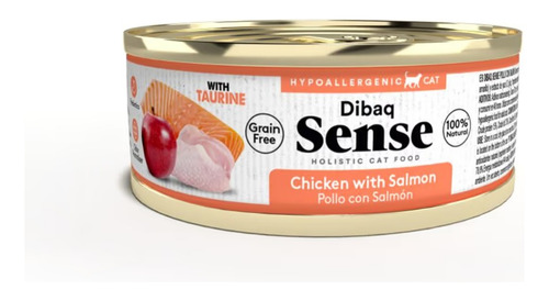 Dibaq Sense Alimento Húmedo Para Gatos70gr Pollo Y Salmón