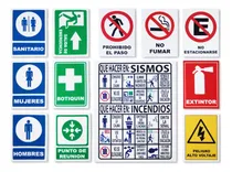 Comprar Kit 12 Señalamientos Protección Civil Seguridad Calibre 40