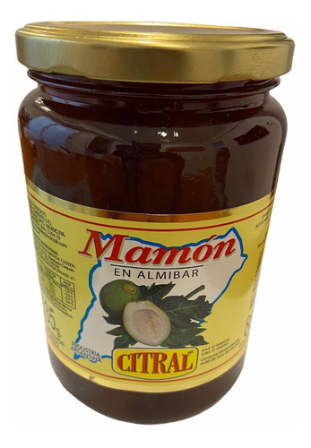 Mamon En Almibar X 850 Grs Marca Citral