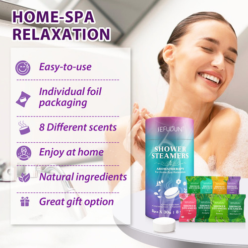 Bath Bath Explosion Effervescent Tablets 8p/box Oil Efferves
